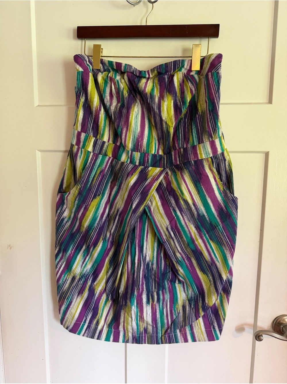 Torrid Strapless dress Size 14 Retro With Pockets